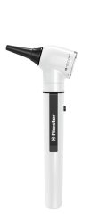 Otoskop, e-scope, 2,5 V, F.O., XL, bílý, v pouzdře - Riester