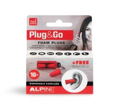 Špunty do uší, Plug & Go, 5 párů - Alpine