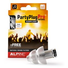Špunty do uší na hlasitou hudbu, Party Plug Pro Natural - Alpine
