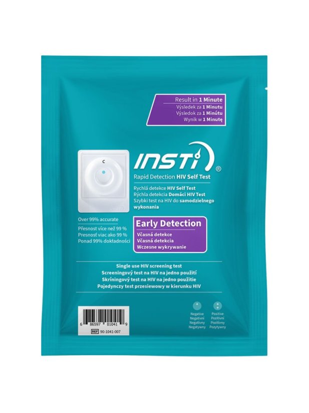 Domácí test na HIV, INSTI - bioLytical Laboratories Inc.