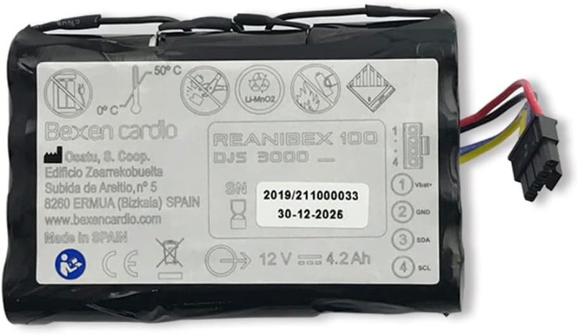 Náhradní baterie k AED Reanibex 100 - Bexen Cardio - Osatu S. Coop