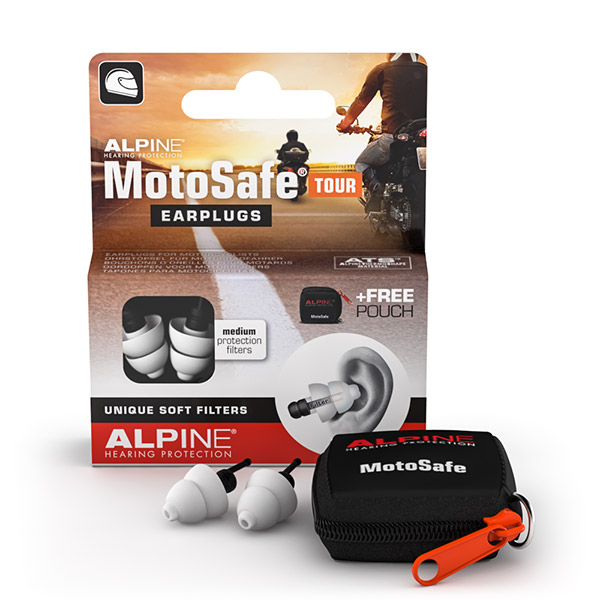 Špunty do uší na motorku, MotoSafe Tour - Alpine