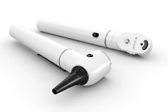 Otoskop, e- scope, 2,5 V, XL, bílý, v sáčku - Riester