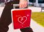 AED Defibrilátor, Reanibex 100 + Kovová AED skřínka s alarmem (bílá) + Resuscitační (KPR) set
