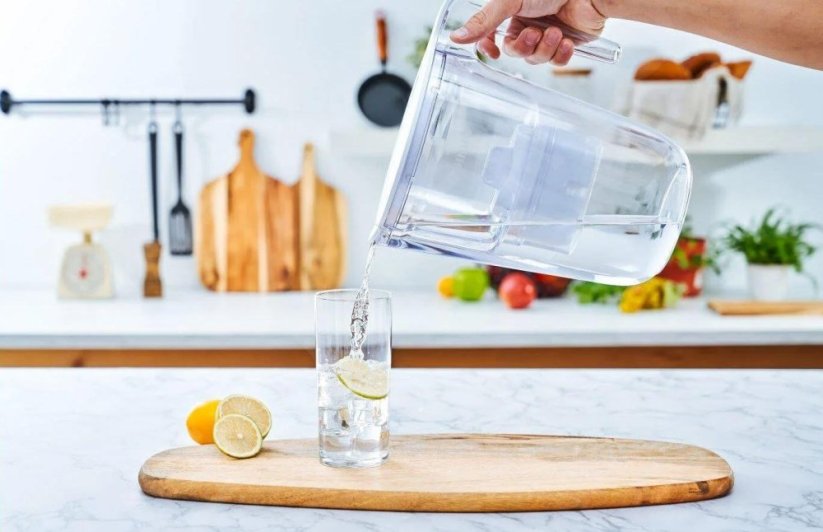 Filtrační konvice, plast, objem 2,6 l, digitální časovač, bílá - Philips