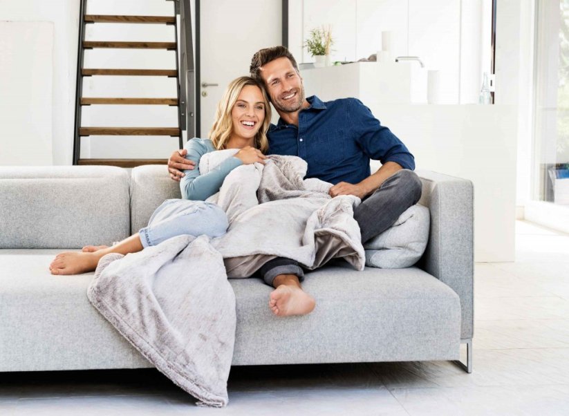 Vyhřívací deka, 200 x 150 cm, HD 150, Nordic Cosy Taupe - Beurer