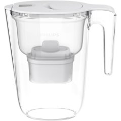 Filtrační konvice, plast, objem 2,6 l, Micro X-Clean Softening+, digitální časovač, bílá - Philips