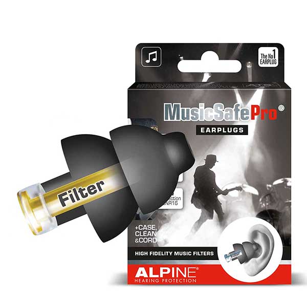 Špunty do uší pro muzikanty, MusicSafe Pro, transparentní - Alpine