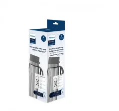 Filtrační láhev s brčkem, 660 ml, titan, šedá - Philips