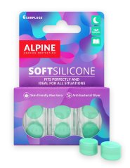 Tvarovatelné silikonové špunty, 3 páry - Alpine