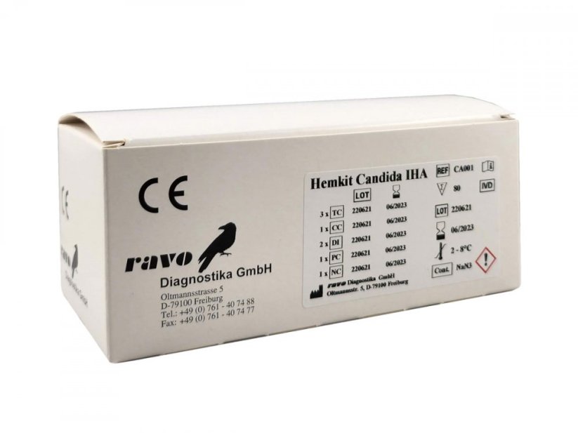 RAVO Hemkit Candida IHA (CA001) - ravo Diagnostika