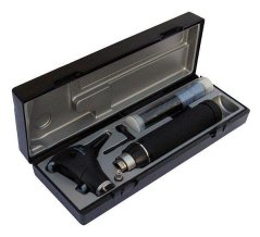 Otoskop, e-scope, 2,5 V, XL, C-držák pro 2 alk. bat. - Riester