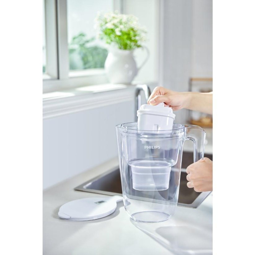 Náhradni filtrační material GAC a pryskyřice, Micro X-Clean, 6ks, bez BPA - Philips