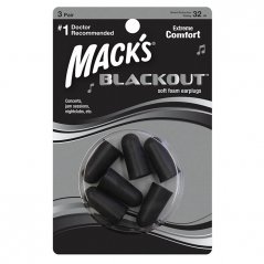 Černé špunty do uší, Mack's Blackout® - Mack´s