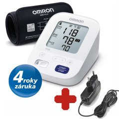 Digitální tlakoměr M3 Comfort na paži s Intelli IT manžetou, síť. zdroj - Omron