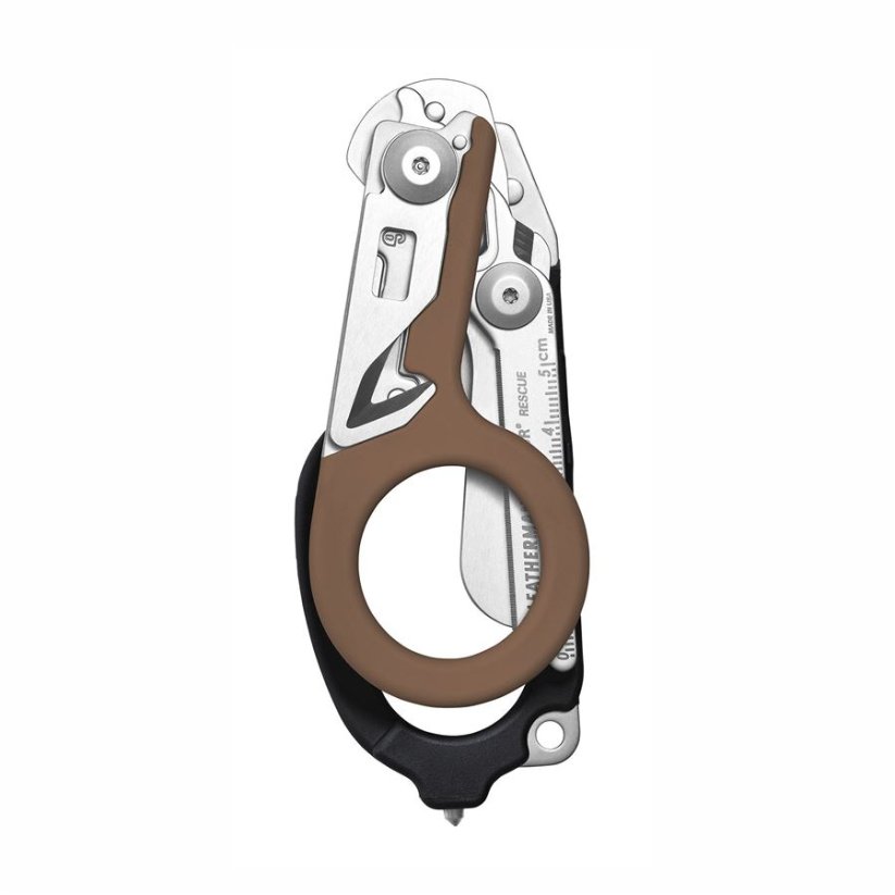 Multifunkční záchranářské nůžky, Raptor Rescue, hnědá/černá - Leatherman