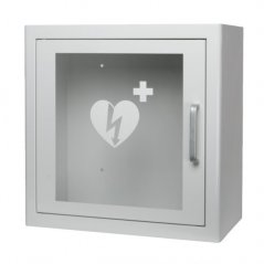 Kovová vnitřní skříňka na AED, bílá - ARKY