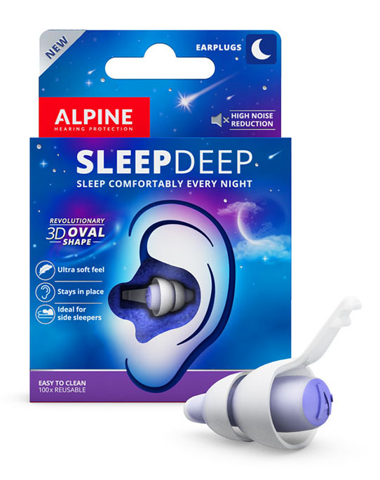Špunty do uší na spaní, velikost S, SleepDeep - Alpine