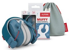 Dětská sluchátka proti hluku, Muffy Kids 2.0, modrá - Alpine