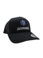 Kšiltovka, Záchranář, A-Frame, Trucker, černá, one size 55 - 60cm - Medicals