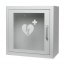Kovová vnitřní skříňka na AED, bílá, s ALARMEM - ARKY