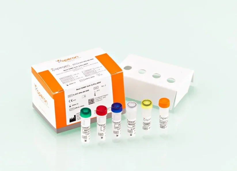 Real SARS-CoV-2/Flu/RSV, 48 testů - Operon