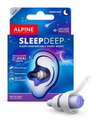Zvýhodněná sada, špunty do uší SleepDeep M/L & maska na oči na spaní Masha - Alpine