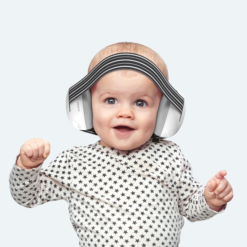 Chrániče sluchu pro miminka, Muffy Baby, zelené - Alpine
