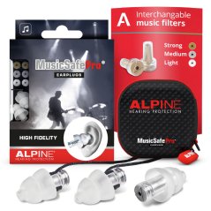Špunty do uší pro muzikanty, MusicSafe Pro, transparentní - Alpine