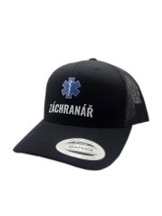 Kšiltovka, Záchranář, A-Frame, Trucker, černá, one size 55 - 60cm - Medicals
