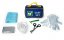 AED Defibrilátor, Reanibex 100 + Kovová AED skřínka s alarmem (bílá) + Resuscitační (KPR) set