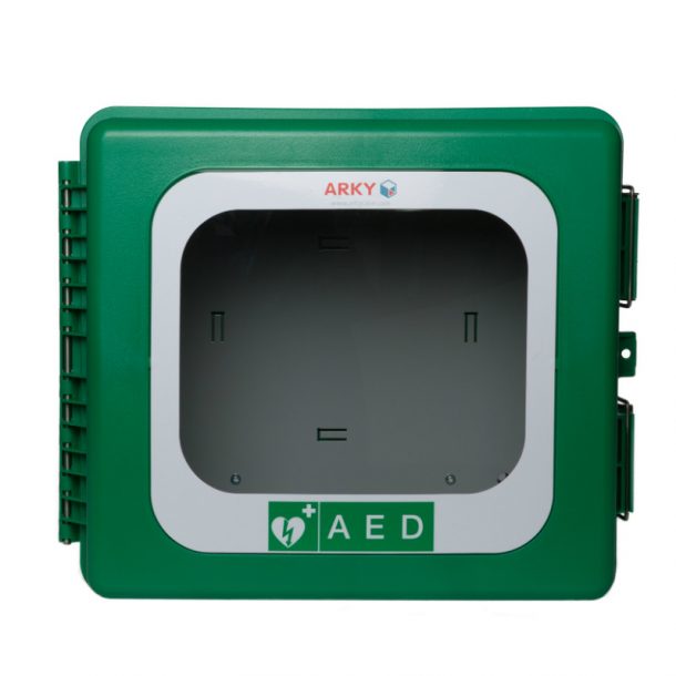 Vyhřívaná, izolovaná venkovní skříňka na AED s ALARMEM - ARKY