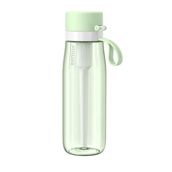 Filtrační láhev s brčkem, 660 ml , titan, zelená - Philips