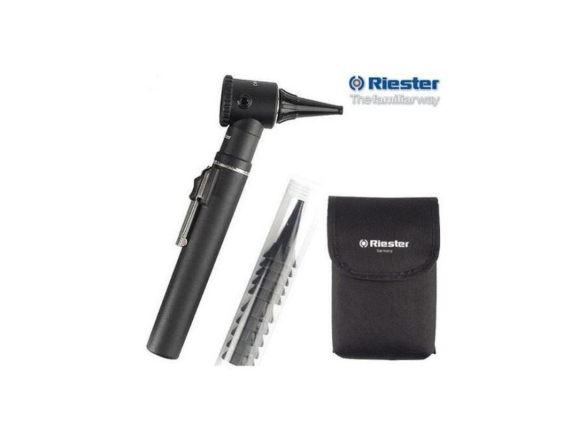 Otoskop, ri-scope, 2,5 V, C-držák pro 2 alk. bat. - Riester