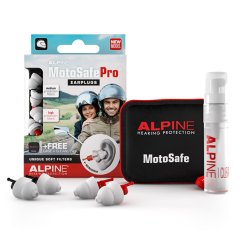 Špunty do uší na motorku, MotoSafe Pro - Alpine